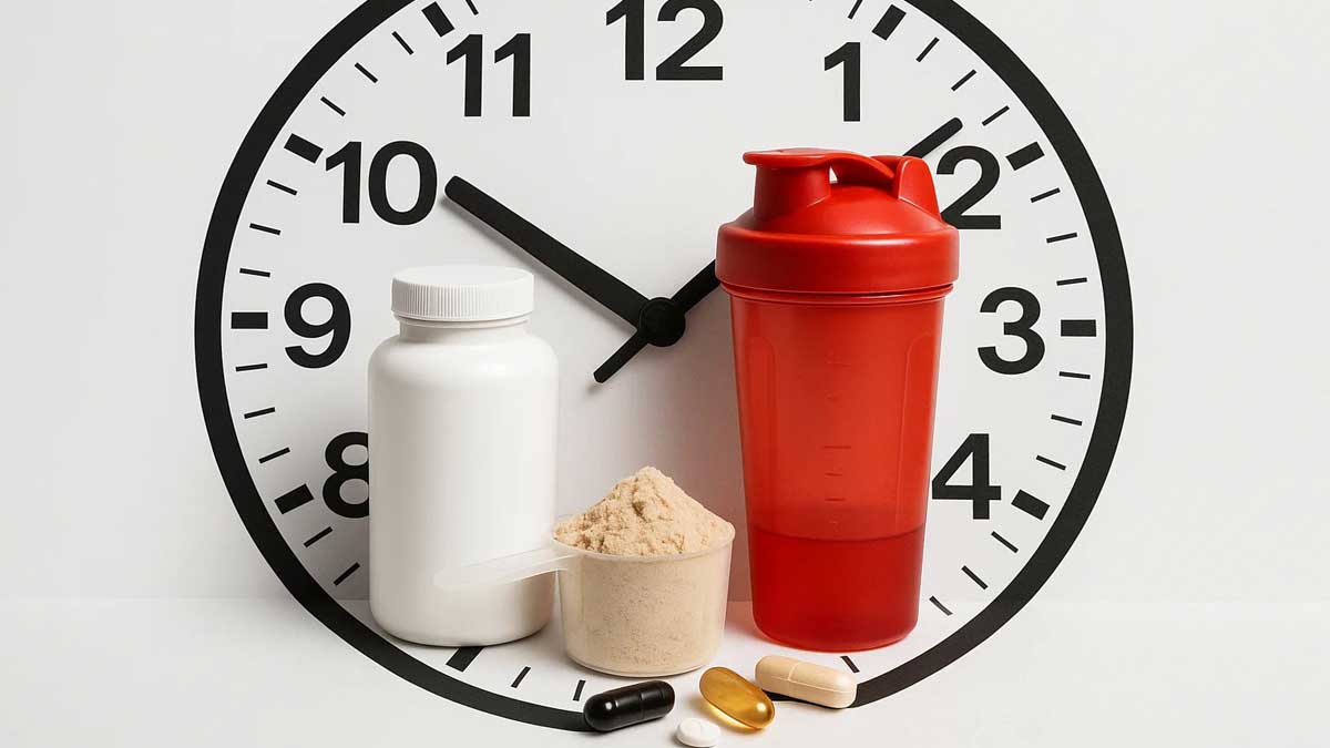 اهمیت زمان بندی مصرف مکمل ها